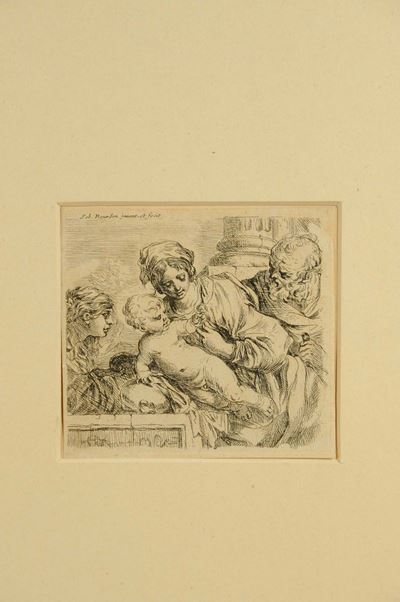 Sebastien Bourdon (1616-1671)sacra Famiglia