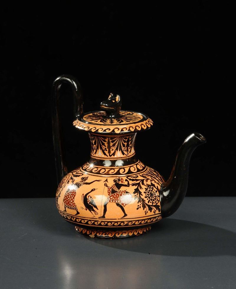 Teiera tipo Giustiniani, XIX secolo  - Auction Antiquariato, Argenti e Dipinti Antichi - Cambi Casa d'Aste