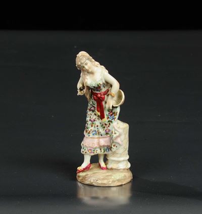 Figura di Giovane in Porcellana, Berlino XVIII Secolo