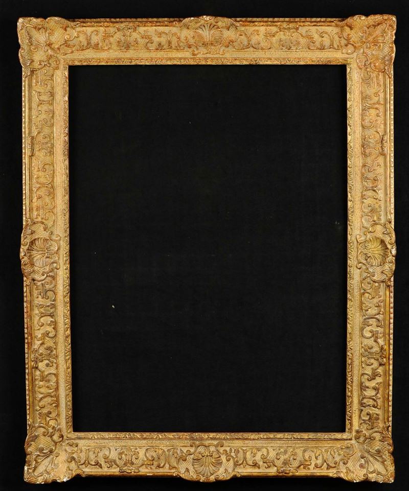 Cornice in legno a pastiglia dorata  - Asta Antiquariato, Argenti e Dipinti Antichi - Cambi Casa d'Aste