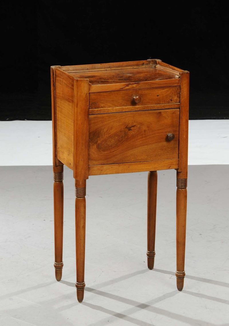 Comodino Direttorio ad unÕanta e un cassetto, XIX secolo  - Asta Antiquariato, Argenti e Dipinti Antichi - Cambi Casa d'Aste