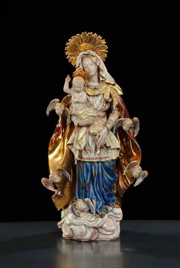 Madonna con Bambino in ceramica, Eugenio Pattarino