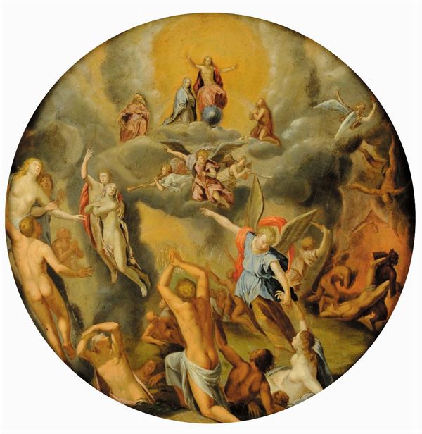 Scuola Tedesca del XVII secolo Scena biblica