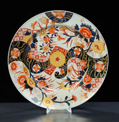 Piatto Imari in Porcellana, XIX Secolo