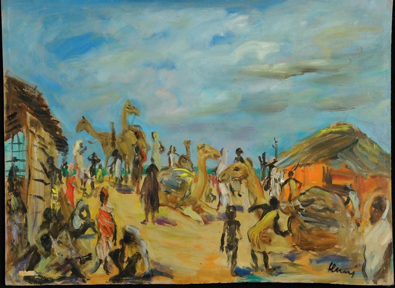 Cenni Pesaggio orientale  - Asta Antiquariato, Argenti e Dipinti Antichi - Cambi Casa d'Aste