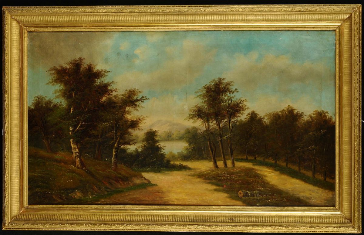 George Percy Hood (1857-1929), Attribuito Apaesaggio