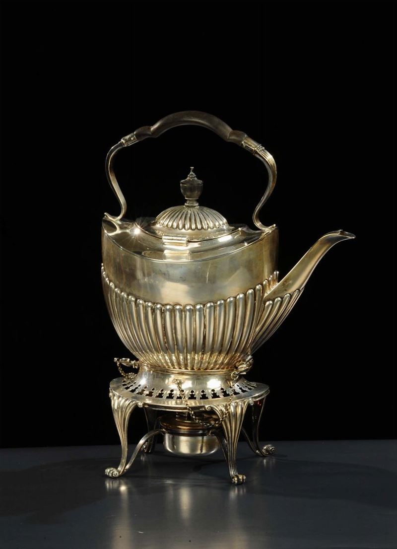 Samovar in argento vittoriano, 1862  - Asta Antiquariato, Argenti e Dipinti Antichi - Cambi Casa d'Aste